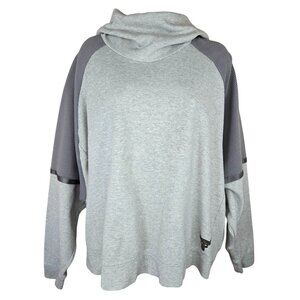 Under Armour Project Rock "All Day Hustle" Pullover Gray Hoodie XS